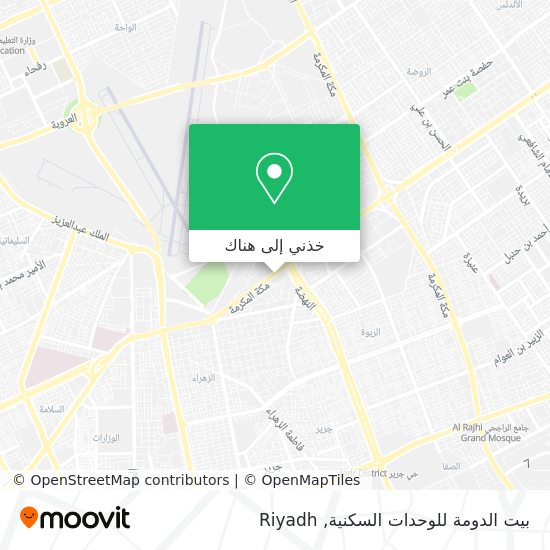 خريطة بيت الدومة للوحدات السكنية