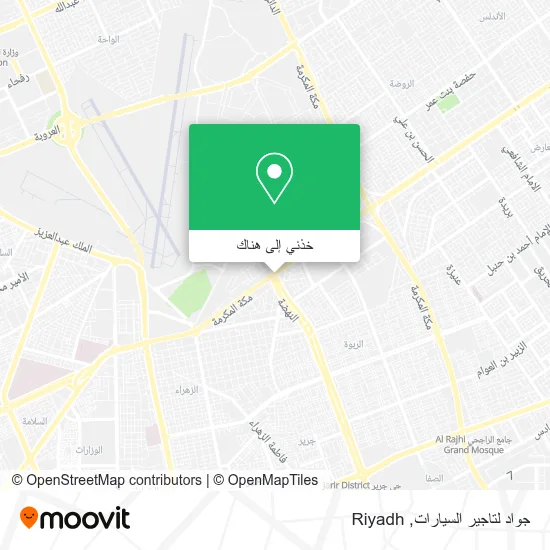 خريطة جواد لتاجير السيارات