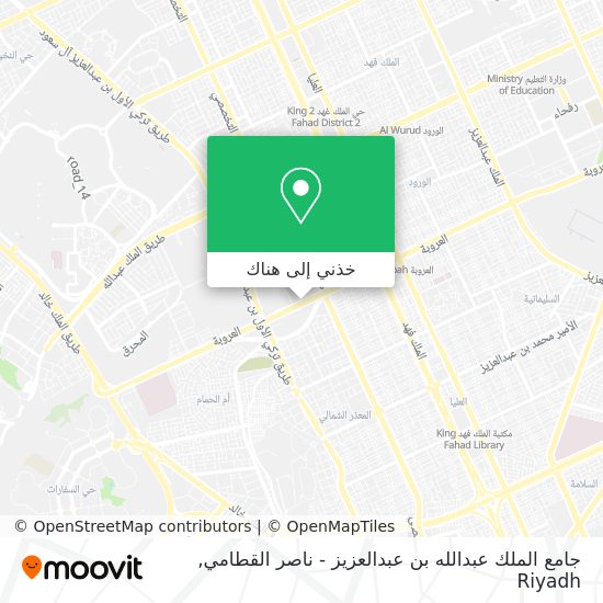 خريطة جامع الملك عبدالله بن عبدالعزيز - ناصر القطامي