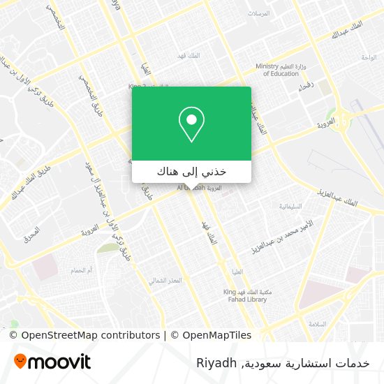 خريطة خدمات استشارية سعودية