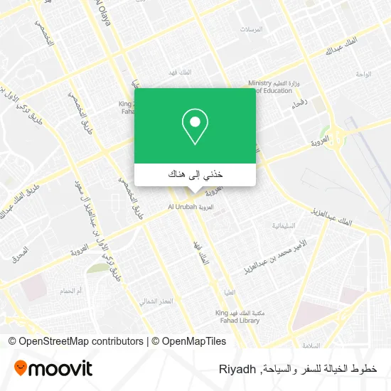 خريطة خطوط الخيالة للسفر والسياحة