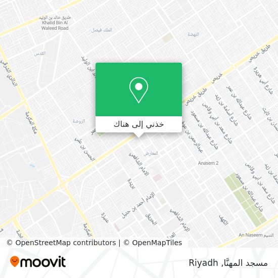 خريطة مسجد المهنَّا