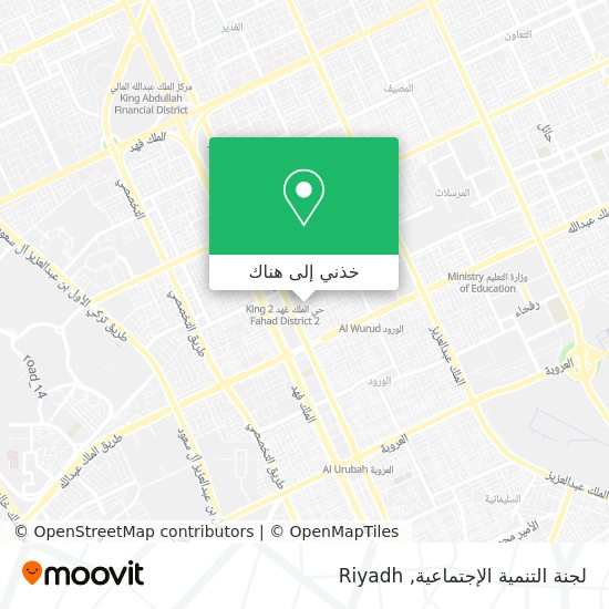 خريطة لجنة التنمية الإجتماعية