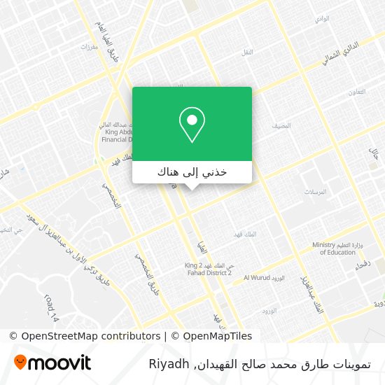 خريطة تموينات طارق محمد صالح القهيدان
