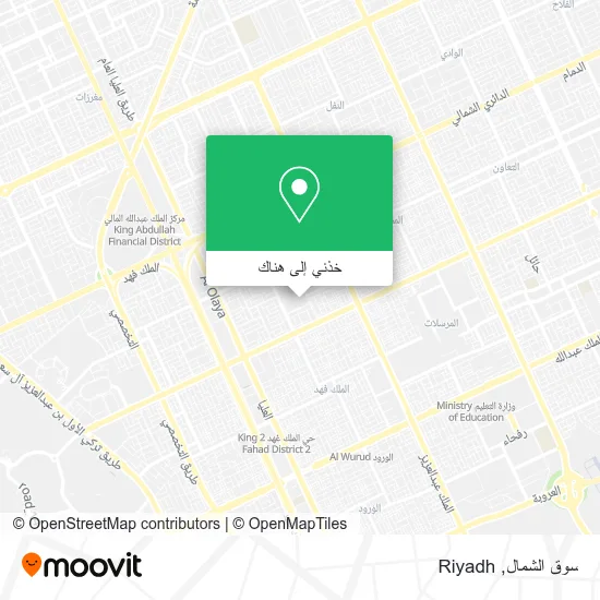 خريطة سوق الشمال