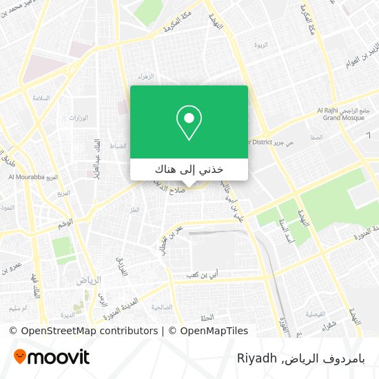 خريطة بامردوف الرياض