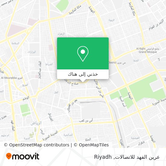 خريطة عرين الفهد للاتصالات