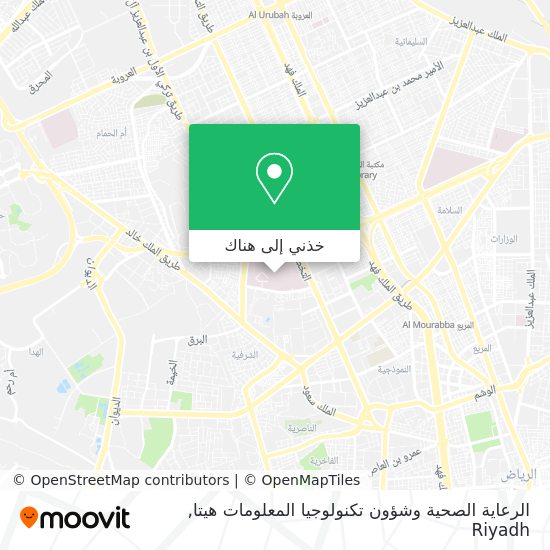 خريطة الرعاية الصحية وشؤون تكنولوجيا المعلومات هيتا