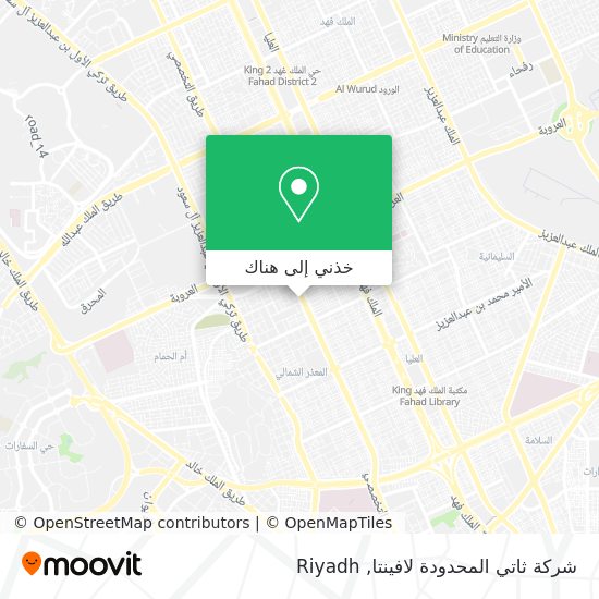 خريطة شركة ثاتي المحدودة لافينتا