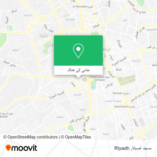 خريطة مسجد أصبلة
