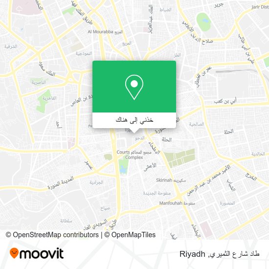خريطة طاد شارع الثميري