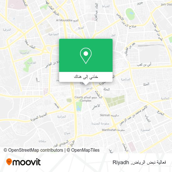 خريطة فعالية نبض الرياض