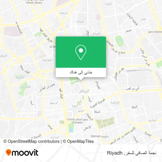 خريطة نجمة الصافي للسفر