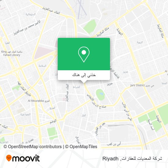 خريطة شركة المعديات للعقارات