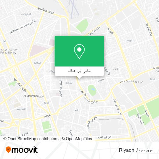خريطة سوق سيانا