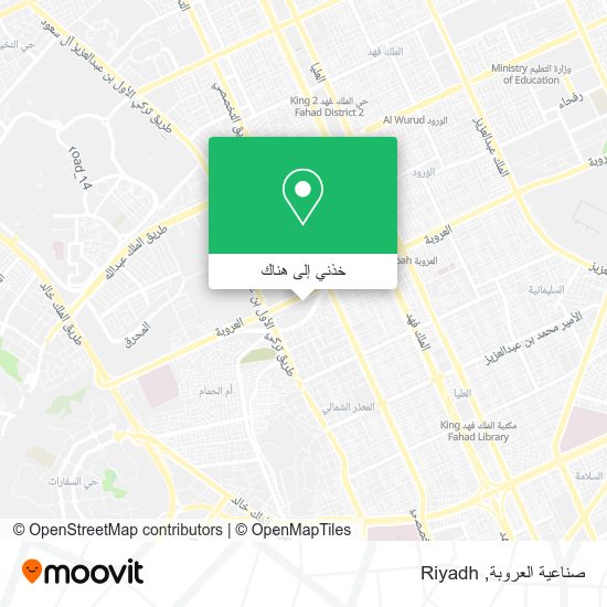 خريطة صناعية العروبة