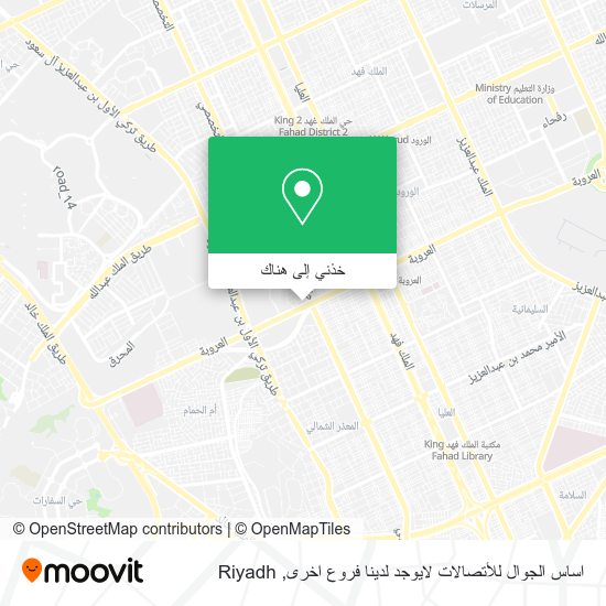 خريطة اساس الجوال للأتصالات لايوجد لدينا فروع اخرى