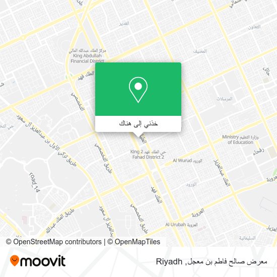 خريطة معرض صالح فاطم بن معجل