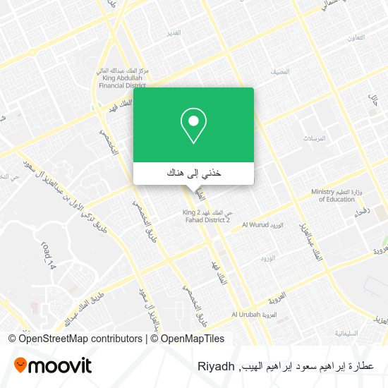 خريطة عطارة إبراهيم سعود إبراهيم الهيب