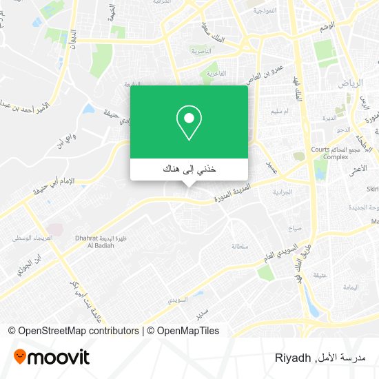 خريطة مدرسة الأمل