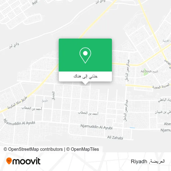 خريطة العريضة