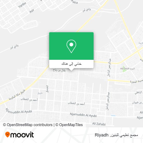خريطة مجمع تعليمي للبنين
