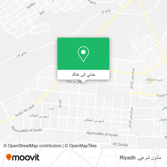 خريطة مأذون شرعي