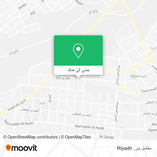 خريطة مغاسل بدر