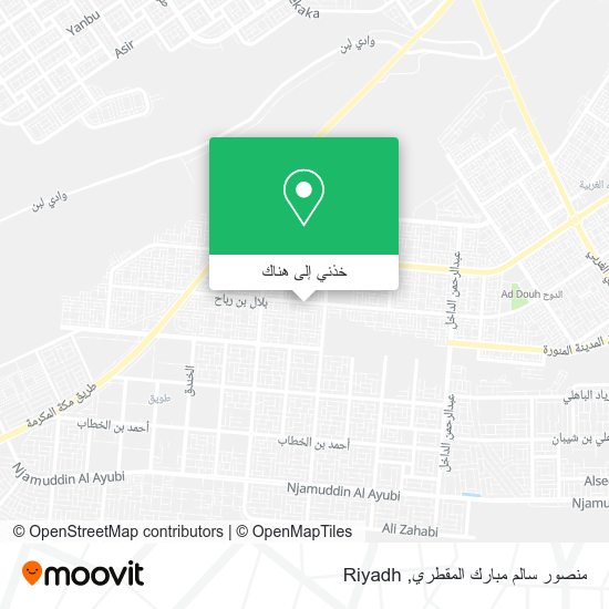 خريطة منصور سالم مبارك المقطري