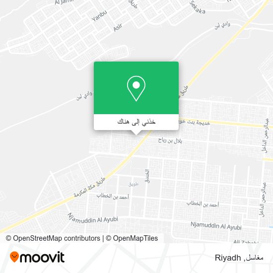 خريطة مغاسل