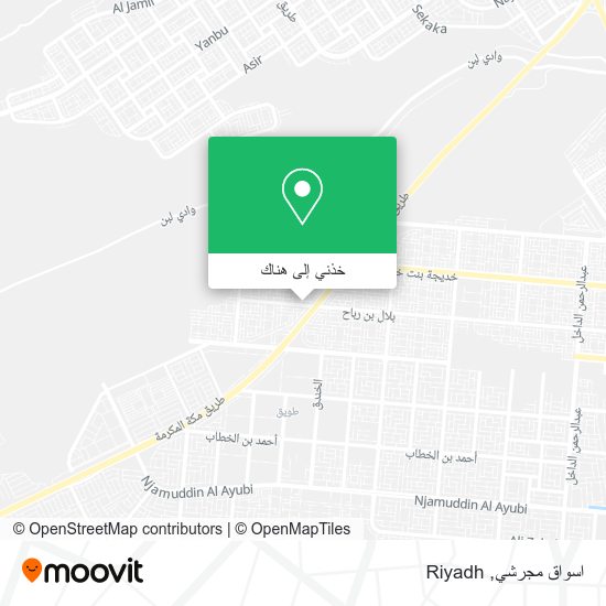 خريطة اسواق مجرشي