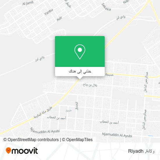 خريطة ولادة