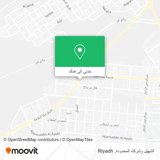 خريطة الشهيل وشركاه المحدودة