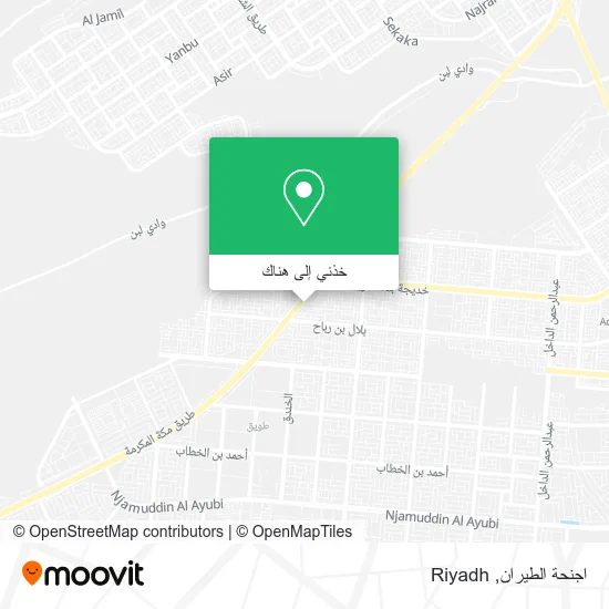 خريطة اجنحة الطيران