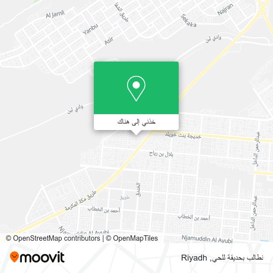 خريطة نطالب بحديقة للحي