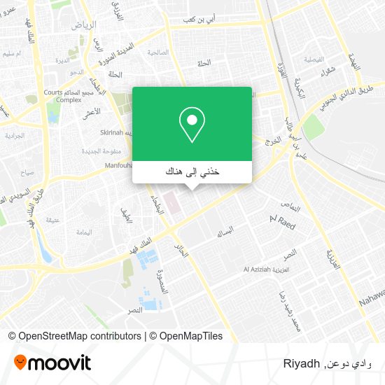 خريطة وادي دوعن