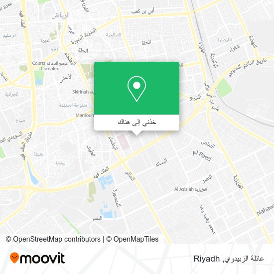 خريطة عائلة الزبيدوي