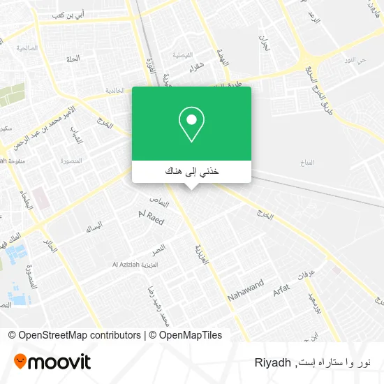 خريطة نور وا ستاراه إست