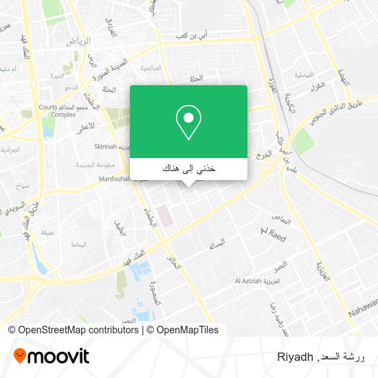 خريطة ورشة السعد