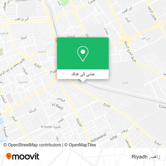 خريطة زاهب