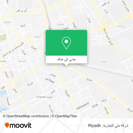 خريطة شركة ملي التجارية
