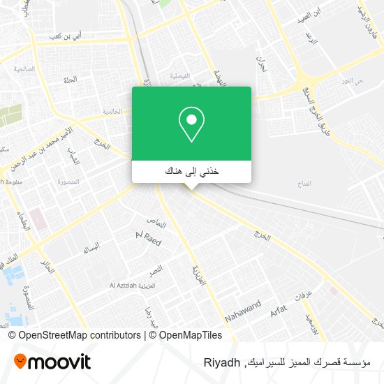 خريطة مؤسسة قصرك المميز للسيراميك