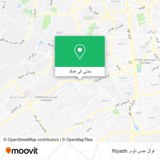 خريطة فوال عدس تاوه