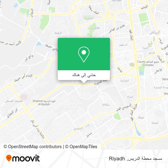 خريطة مسجد محطة الدريس