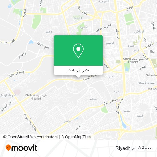 خريطة محطة المياه