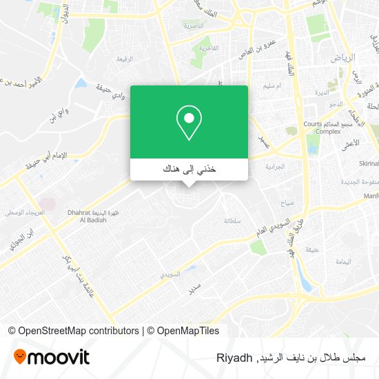 خريطة مجلس طلال بن نايف الرشيد