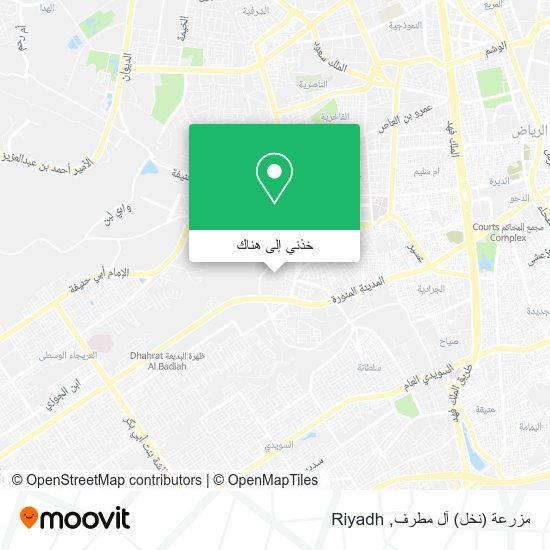 خريطة مزرعة (نخل) آل مطرف