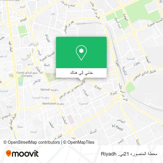 خريطة محطة المنصوره 21بي