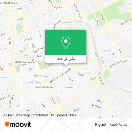 خريطة جماعة العتيقة