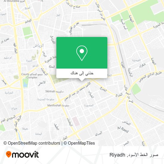 خريطة صور الخط الأسود